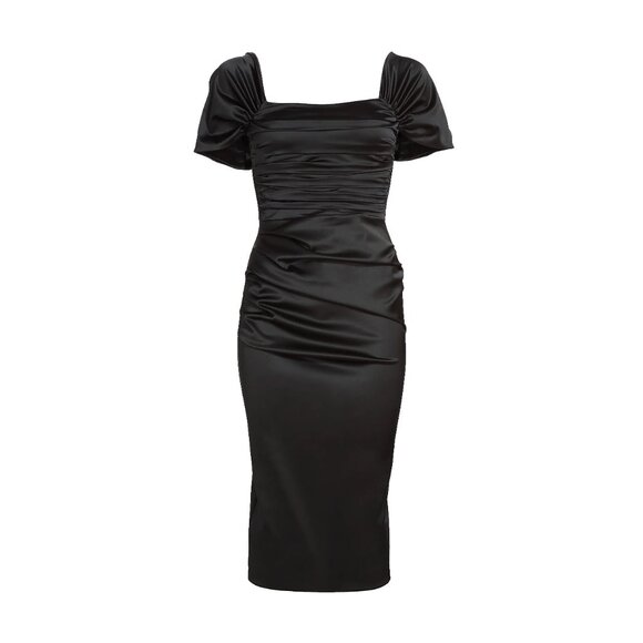 Yudali Satin Cocktail Dress, Chiara Boni La Petite Robe - Picture 2 of 7